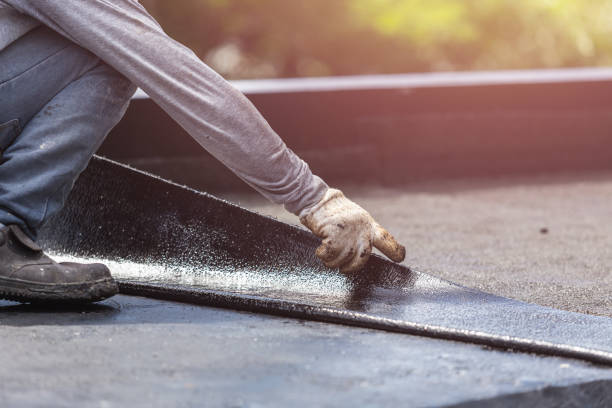 Professional Basement Waterproofing technician working in Delaplane, VA